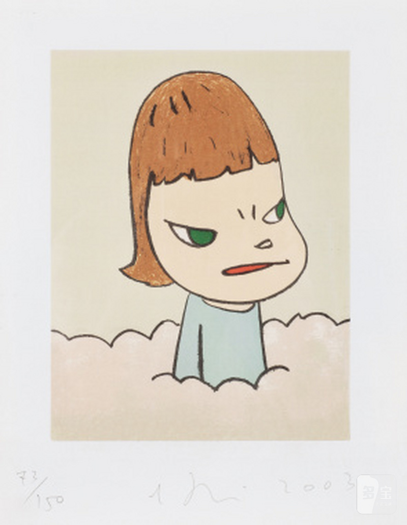 奈良美智 YOSHITOMO NARA (b.1959) 在云上 In the Cloud